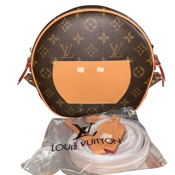 Inspired Handbags - Fashion Lux Monogram Brown and Tan Crossbody Bag